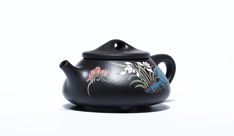 石瓢手工紫砂壺，精致典雅紫砂壺